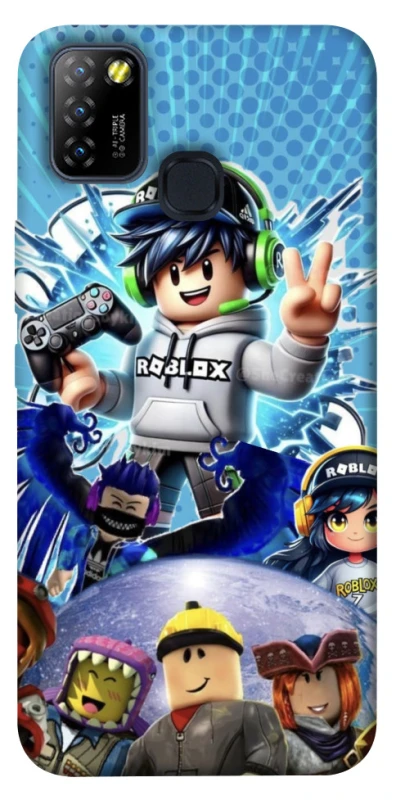 Чохол на Infinix Hot 10 Lite Roblox collage ver.3 фото 1 з 1