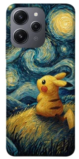 Чехол на Xiaomi Redmi 12 Pikachu and Van Gogh фото 1 из 1