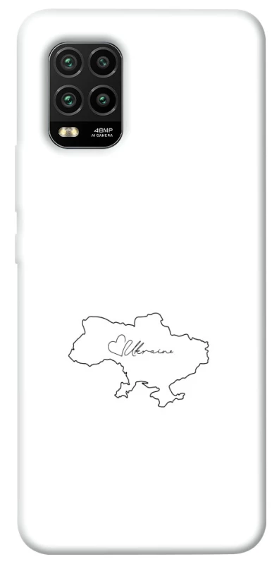 Чохол на Xiaomi Mi 10 Lite Ukraine map фото 1 з 1