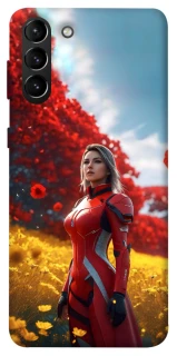 Чехол на Samsung Galaxy S21+ Cyber space girl ver.5 фото 1 из 1