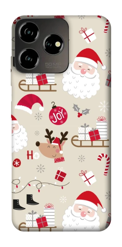 Чехол на ZTE Blade V50 Design 4G Новогодний v1 фото 1 из 1