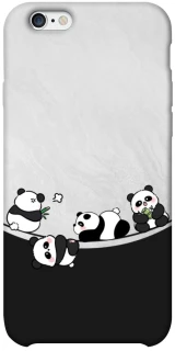 Чохол на Apple iPhone 6/6s plus (5.5") Four pandas фото 1 з 1