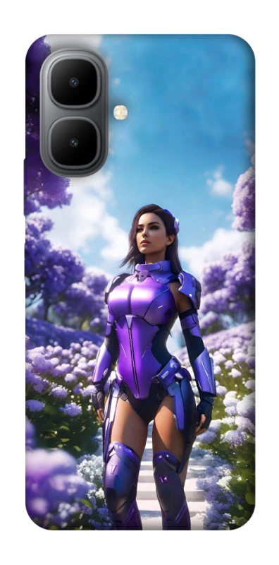 Чохол на Infinix Smart 10 Cyber space girl ver.4 фото 1 з 1