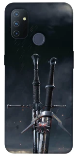 Чехол на OnePlus Nord N100 Мечи Ведьмака фото 1 из 1