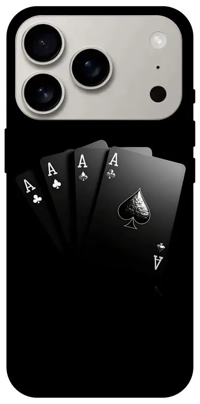 Чехол на Apple iPhone 18 Pro Black Cards фото 2 из 2