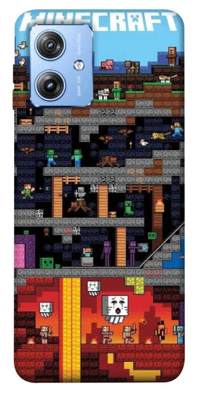 Чохол на Motorola Moto G84 Minecraft фото 1 з 1