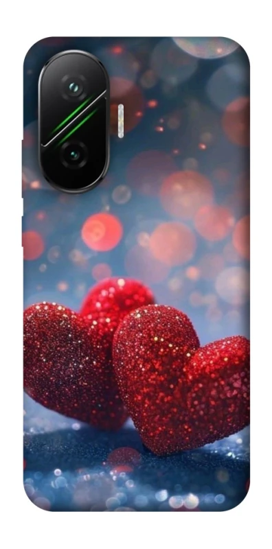 Чехол на Xiaomi Poco F7 Red hearts фото 1 из 1