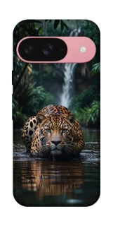 Чехол на Google Pixel 9 Leopard in water фото 1 из 1