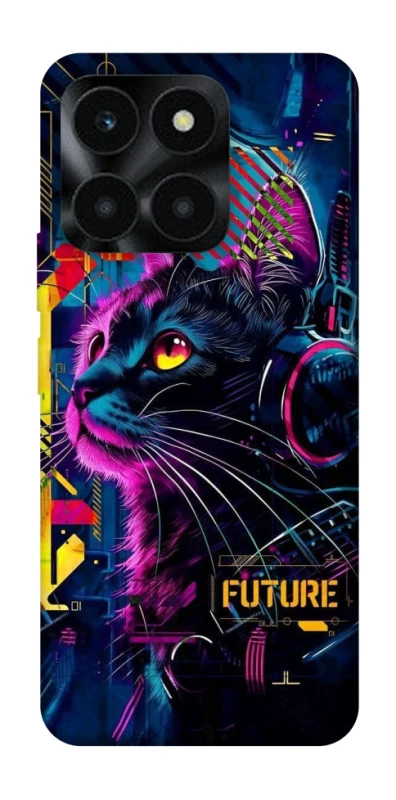 Чохол на Huawei Honor X6a Cyber Cat v2 фото 1 з 1