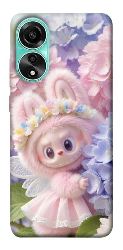 Чохол на Oppo A78 4G Labubu & Flowers ver.1 фото 1 з 1
