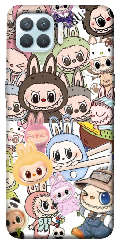 Чохол на Oppo F17 Pro All Labubus фото 1 з 1