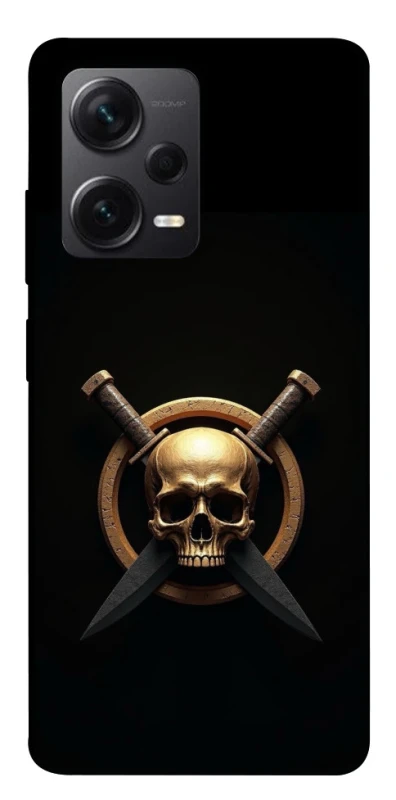 Чехол на Xiaomi Redmi Note 12 Pro 5G Golden Skull фото 1 из 1