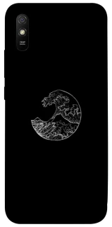 Чохол на Xiaomi Redmi 9A Black tsunami фото 1 з 1