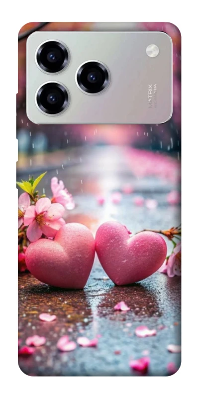 Чохол на ZTE Blade A76 Pink heart фото 1 з 1