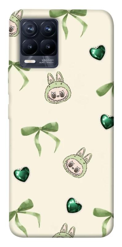 Чохол на Realme 8 Labubu Green Heart фото 1 з 1