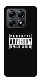 Чохол на Xiaomi 14T Parental Advisory Label фото 1 Чохол на Xiaomi 14T Parental Advisory Label фото 1 з 1