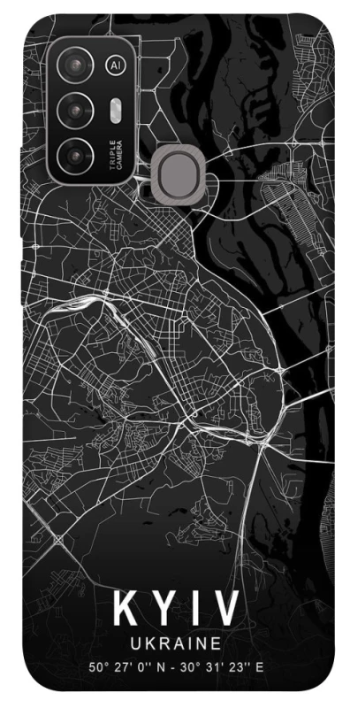 Чехол на ZTE Blade A52 Kyiv map фото 1 из 1