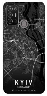 Чехол на ZTE Blade A52 Kyiv map фото 1 из 1