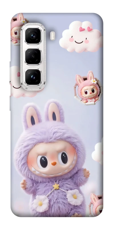 Чохол на Infinix Hot 50 Pro Labubu & clouds фото 1 з 1