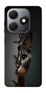 Чехол на TECNO Spark 20 Кот-подглядыватель v2 фото 1 из 1