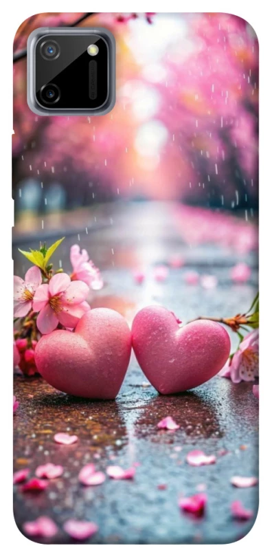 Чехол на Realme C11 Pink heart фото 1 из 1