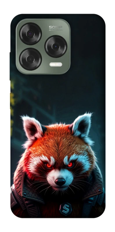 Чохол на ZTE Nubia V70 Design Cyber Red Panda фото 1 з 1