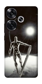 Чохол на Xiaomi Poco F6 Срібний серфер фото 1 з 1