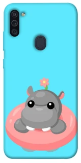 Чохол на Samsung Galaxy M11 Adopt Me Hippo Floatie фото 1 з 1