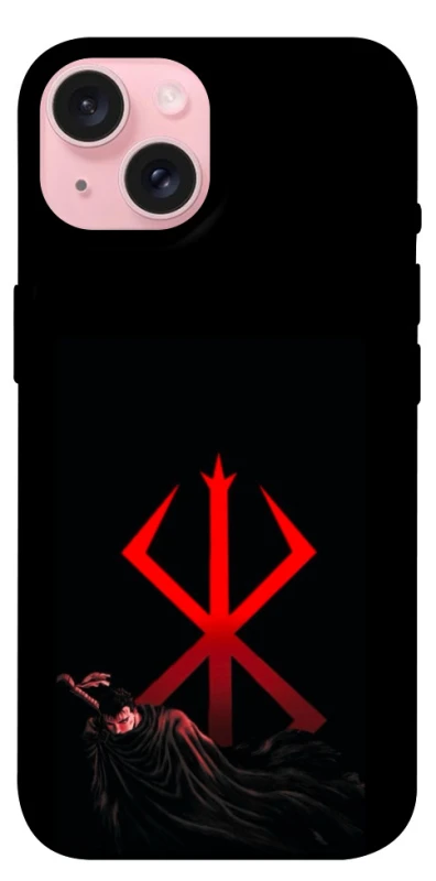 Чохол на Apple iPhone 15 (6.1") Berserk Red Logo фото 1 з 1