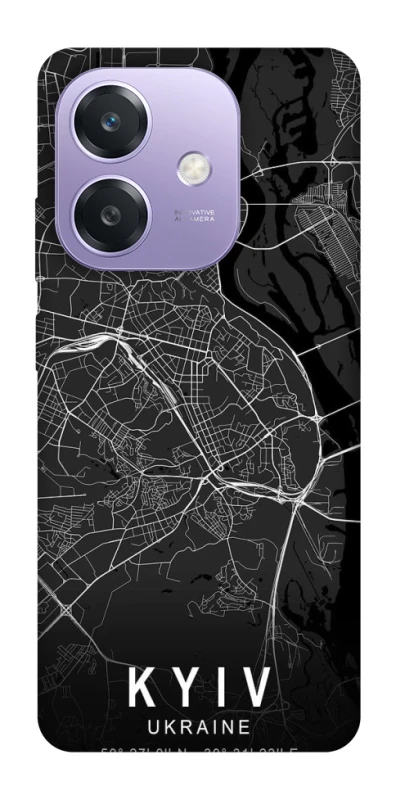 Чохол на Oppo A40m Kyiv map фото 1 з 1