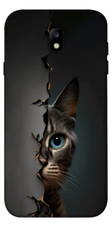 Чохол на Samsung J730 Galaxy J7 (2017) Кіт-підглядач v2 фото 1 з 1