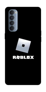 Чехол на Oppo Reno 4 Pro Roblox logo black фото 1 из 1