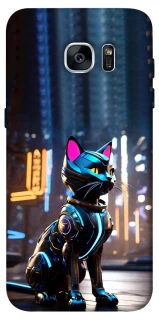 Чехол на Samsung G935F Galaxy S7 Edge Cyber cat фото 1 из 1