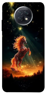Чехол на Xiaomi Redmi Note 9 5G / Note 9T Red Fire Horse ver.2 фото 1 из 1