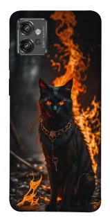Чохол на Motorola Moto G32 Вогняний кіт фото 1 з 1