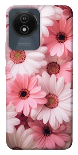 Чехол на Vivo Y02 Розовые цветы v2 фото 1 из 1