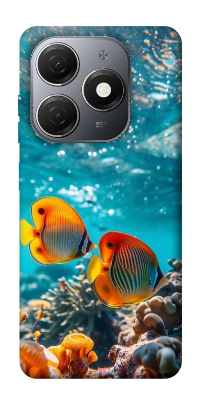 Чехол на TECNO Spark 20 Coral fish фото 1 из 1