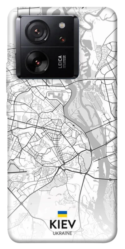 Чохол на Xiaomi 13T Pro Kiev white map фото 1 з 1