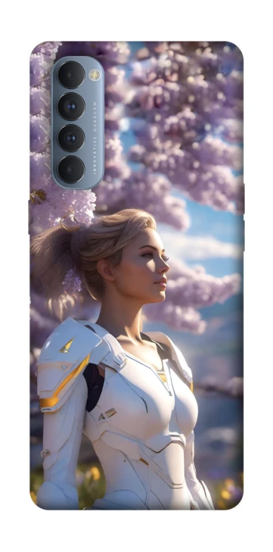 Чохол на Oppo Reno 4 Pro Cyber space girl ver.1 фото 1 з 1