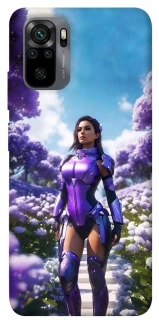 Чохол на Xiaomi Redmi Note 10 / Note 10s Cyber space girl ver.4 фото 1 з 1