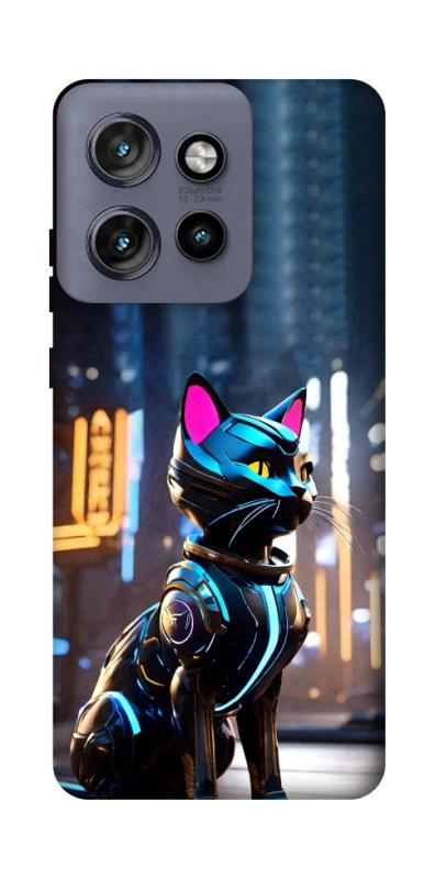 Чохол на Motorola Edge 50 Neo Cyber cat фото 1 з 1