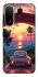 Чехол на Xiaomi Redmi A7 Pro 4G Porsche at sunset фото 2 из 2