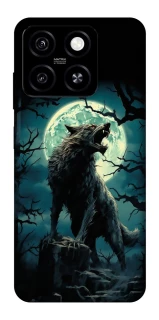 Чохол на ZTE Blade A55 4G Вовк під місяцем фото 1 з 1