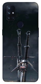 Чехол на OnePlus Nord N10 5G Мечи Ведьмака фото 1 из 1