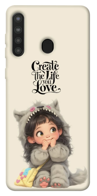 Чохол на Samsung Galaxy A21 Create the life you love фото 1 з 1