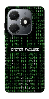 Чехол на TECNO Spark 20 Matrix system failure фото 1 Чехол на TECNO Spark 20 Matrix system failure фото 1 из 1
