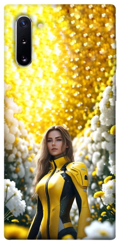 Чехол на Samsung Galaxy Note 10 Cyber space girl ver.2 фото 1 из 1