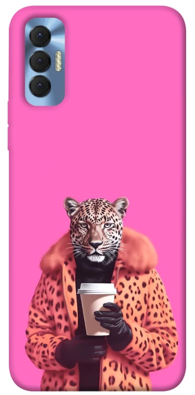 Чохол на TECNO Spark 8P Леопард з кавою фото 1 з 1