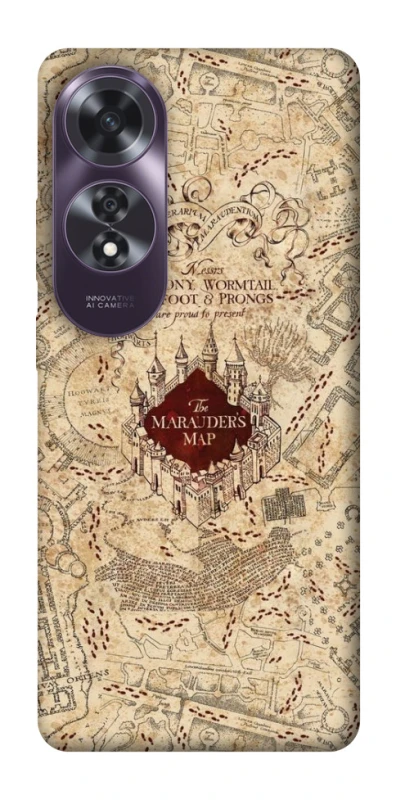 Чохол на Oppo A60 Harry Potter Marauder's Map фото 1 з 1