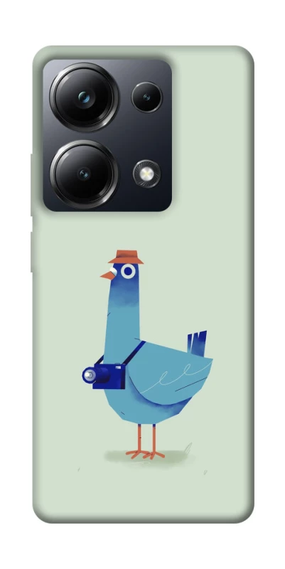 Чехол на Xiaomi Poco M6 Pro 4G Голуб-детектив фото 1 из 1